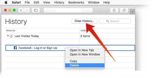 Clear Secret-Internet Browser History 17 Internet Browser History