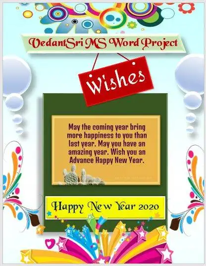 MS Word New Year project-25 1 MS Word New Year project-25