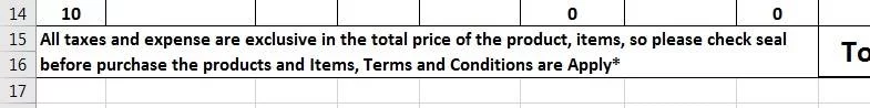 MS Excel Bill Receipt Project-7 6 Excel Bill Receipt Projects