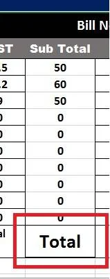 MS Excel Bill Receipt Project-7 7 MS Excel Bill Receipt Project-7
