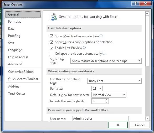 Excel Entry Form Project