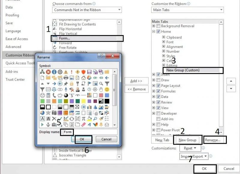 Excel Entry Form Project