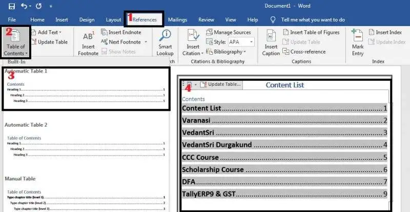 Create a Document in MS Word, Learn Step by Step to Create Document 10 Create Document in MS-Word