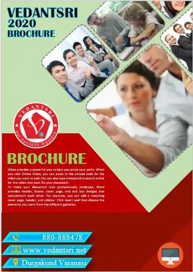 Ms Word Brochure Design Project by VedantSri Varanasi