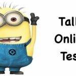 TallyERP Online Test 2020
