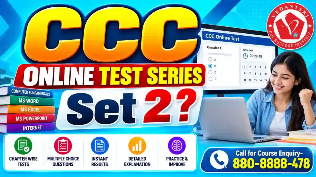 CCC Online Test Series Set 2 at Pradip VedantSri Free