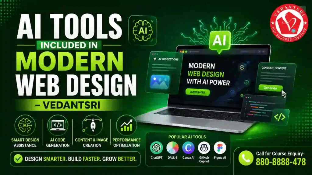 Web Designing Course Details 2026 – Fees, Duration, Scope, Syllabus, Jobs, Salary & Best Institute in Varanasi 2 Web Designing Course Details 2026 – Fees, Duration, Scope, Syllabus, Jobs, Salary & Best Institute in Varanasi VedantSri Training