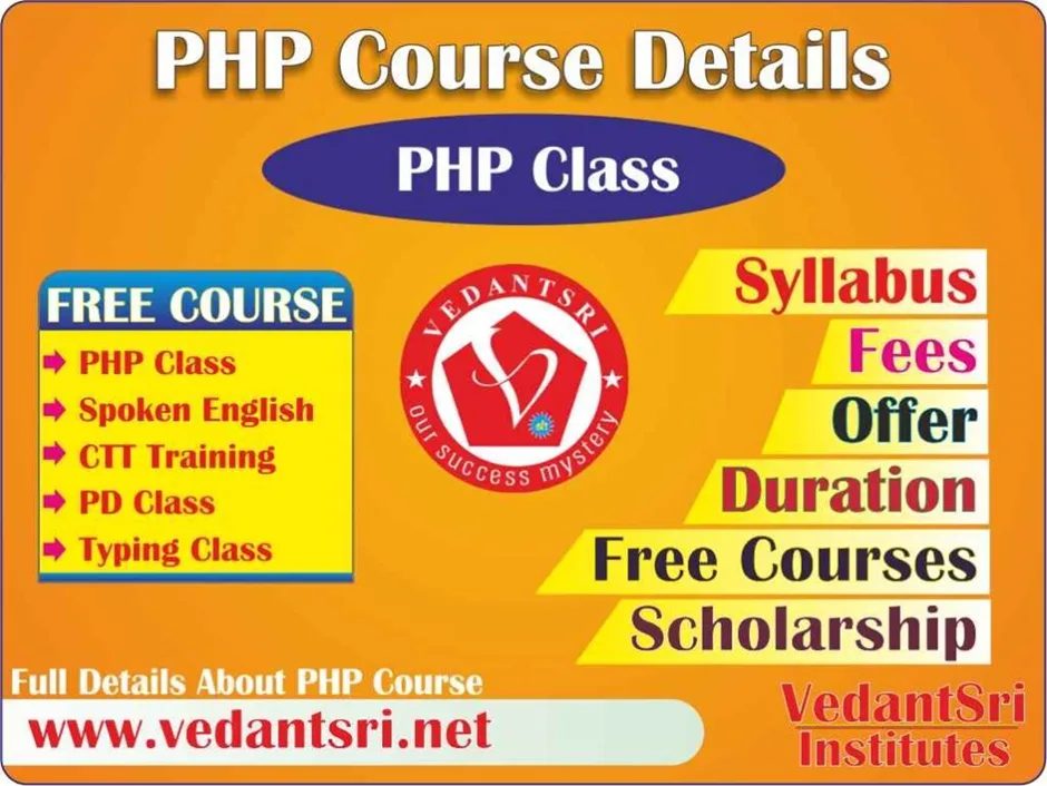 PHP Course Details, Fees, Duration, Scope, Syllabus, Admission, Institutes & Jobs