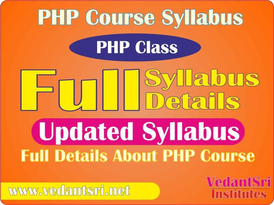 PHP Course Details, Fees, Duration, Scope, Syllabus, Admission, Institutes & Jobs