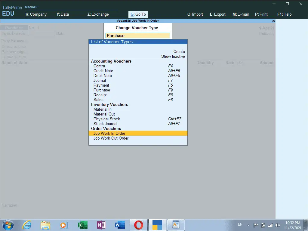 Job Work in Order in Tally PRIME 2 image 18