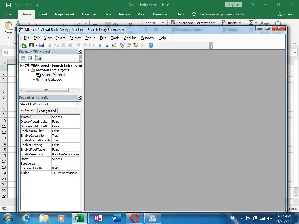 Search Entry Form in Excel 2 image 39