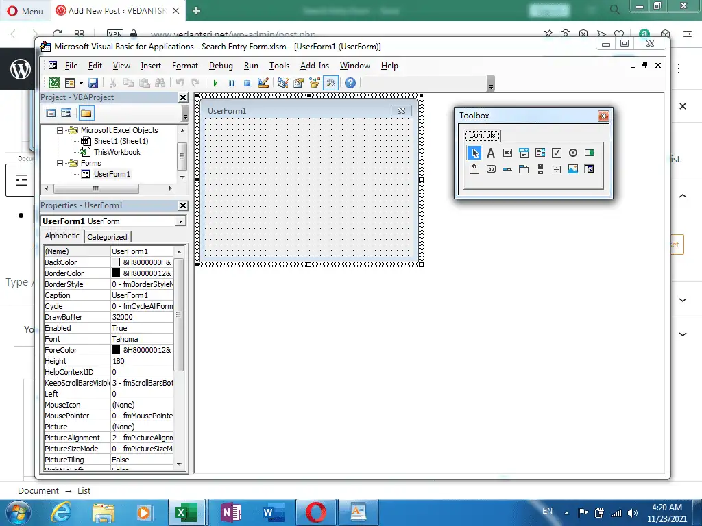 Search Entry Form in Excel 4 image 41