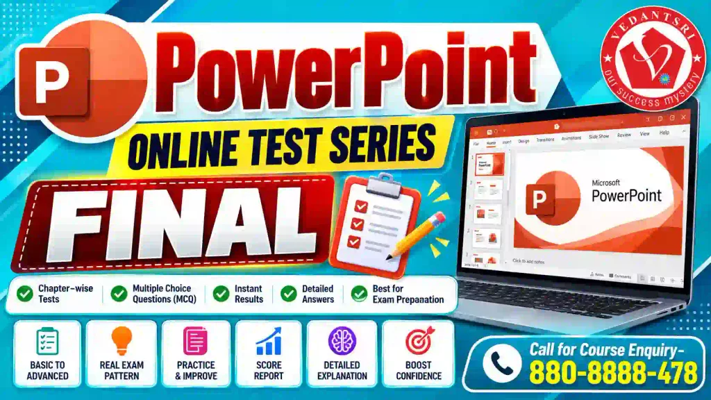PowerPoint Online Test Series Final 2 PowerPoint Online Test Series Final at Pradip VedantSri