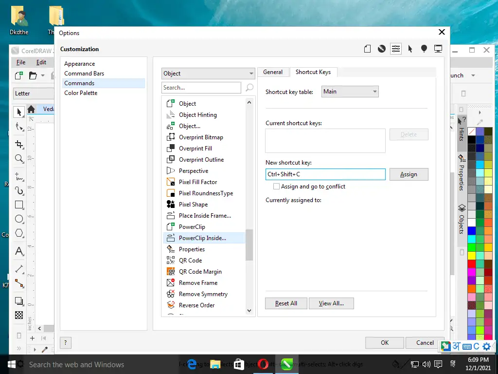 Create Shortcut For CorelDraw 8 Create Shortcut For CorelDraw in Varanasi Computer Institute For Graphic Designing