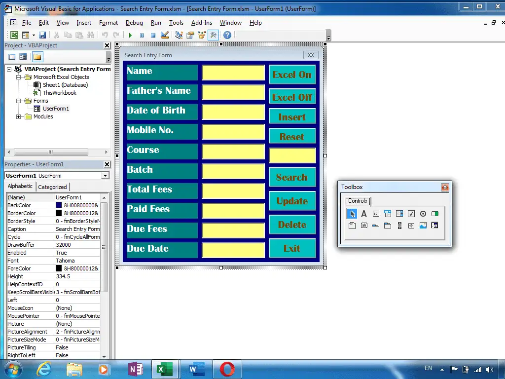 Search Entry Form Excel 4 1 image 48
