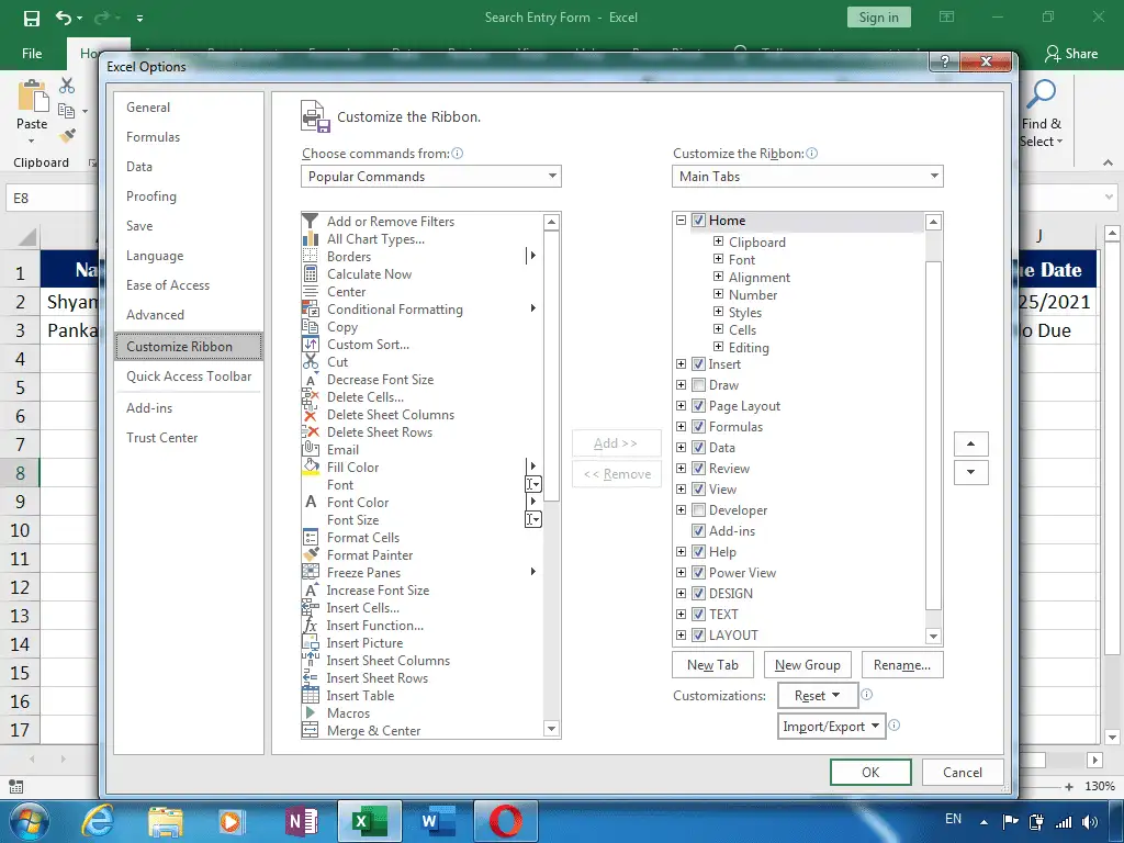 Search Entry Form Excel 4 7 image 50