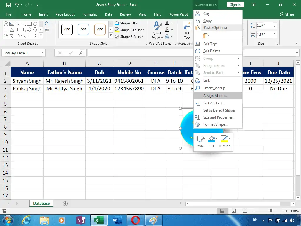 Search Entry Form Excel 4 4 image 53