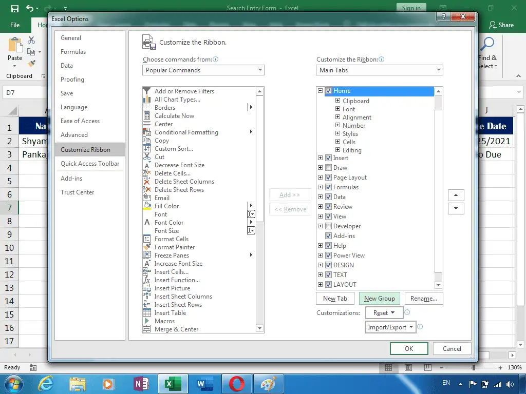 Search Entry Form Excel 4 8 image 56