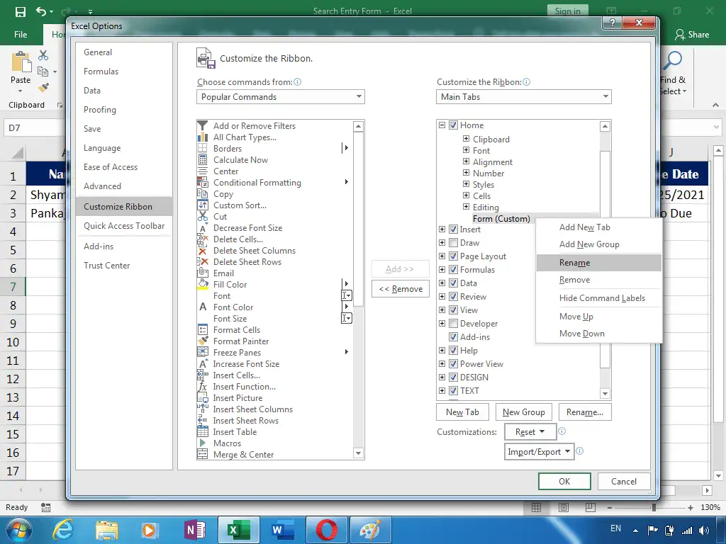 Search Entry Form Excel 4 9 image 57
