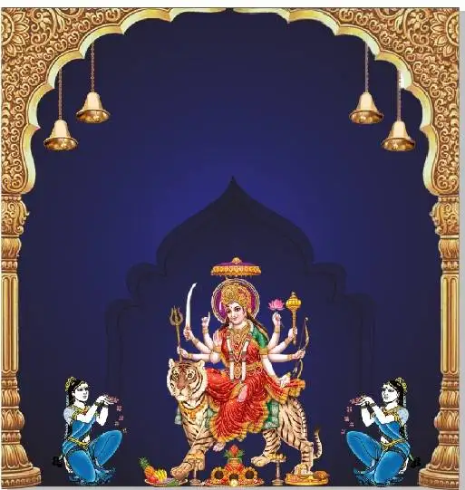 Banner Navratri Design in CorelDraw, Top 1 Best Step by Step, Download Source File 352 Banner Navratri Design in CorelDraw