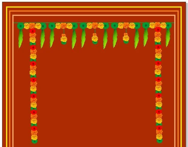 Basic Durga Puja Card Design in CorelDraw, Easy and Innovative, Download Source File 15 12 26