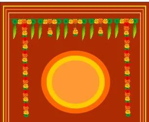 Basic Durga Puja Card Design in CorelDraw, Easy and Innovative, Download Source File 16 13 24