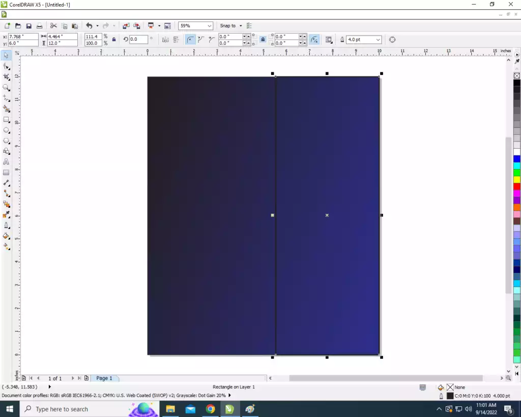 Banner Design CorelDraw, Easy Method, Step by Step, Download Source File 9 3 3