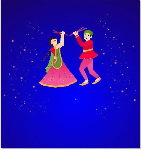 Latest Navratri card in CorelDraw, Step By Step, Download Source File 9 Latest Navratri card in CorelDraw