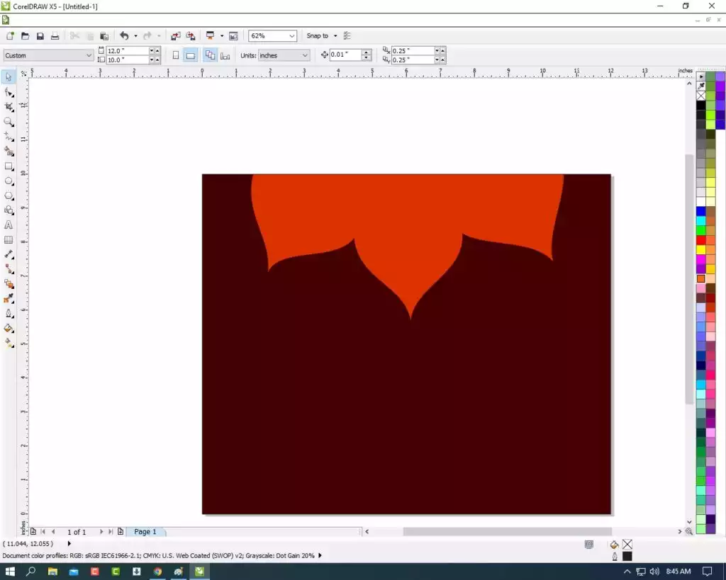 Navratri Card Design in CorelDraw, Simple Method, Step By Step, Download Source File 609 7 21