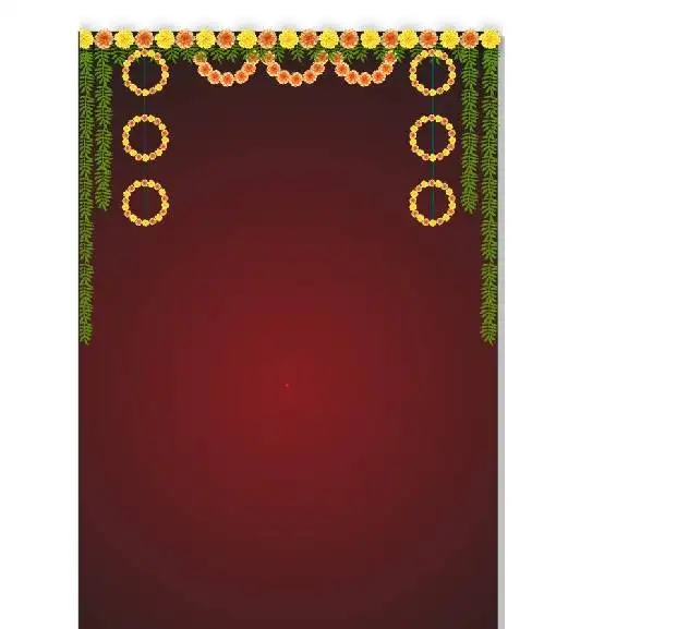 Navratri Invitation Card in CorelDraw, Step By Step, Download Source File 448 8 21