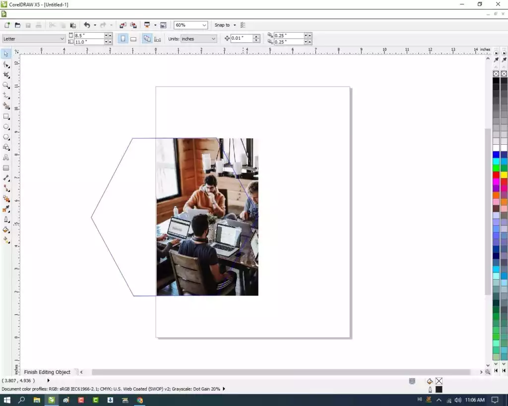 Template Design in CorelDraw, Easy Method, Complete Steps, Download practice File 10 Vedantsri 10 1