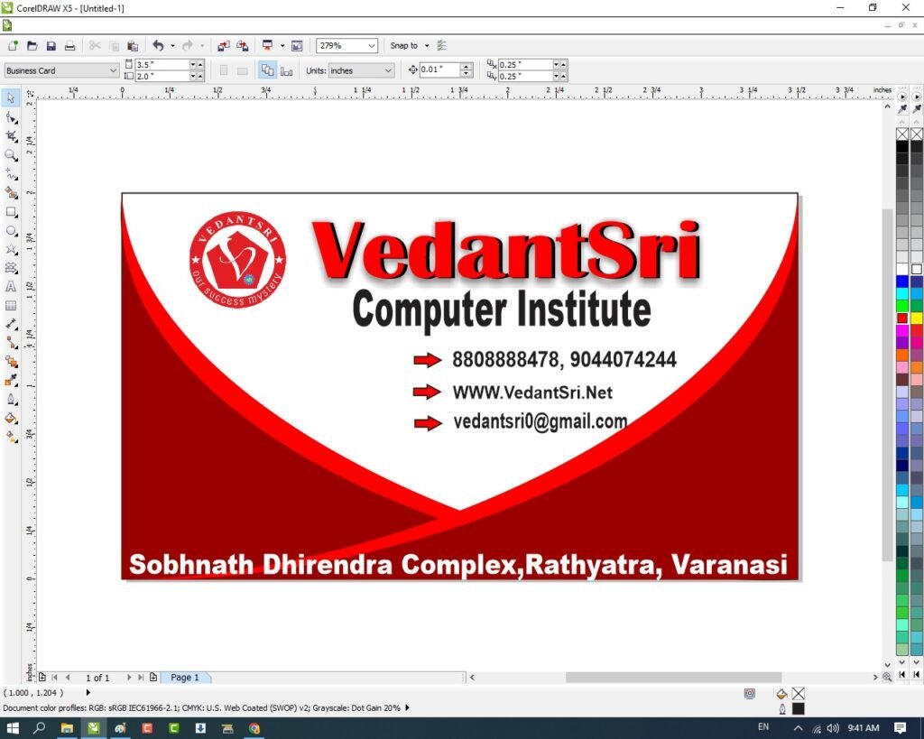 Visiting Card Design In CorelDraw, Easy Method, Complete Steps, Download Practice File 15 Visiting Card Design In CorelDraw, Easy Method, Complete Steps, Download Practice File