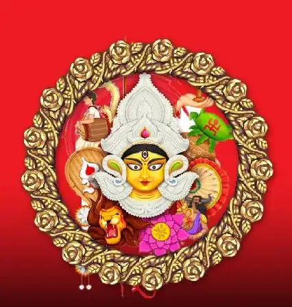 Durga Puja flyer Design in CorelDraw