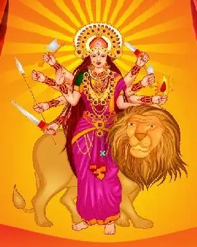 Navratri Simple Poster Design in CorelDraw