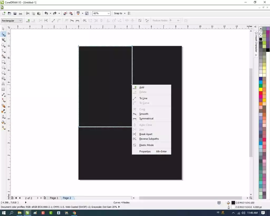 Pamphlet Design In CorelDraw, Easy Method, Complete Steps, Download Practice File 8 Vedantsri 7 5