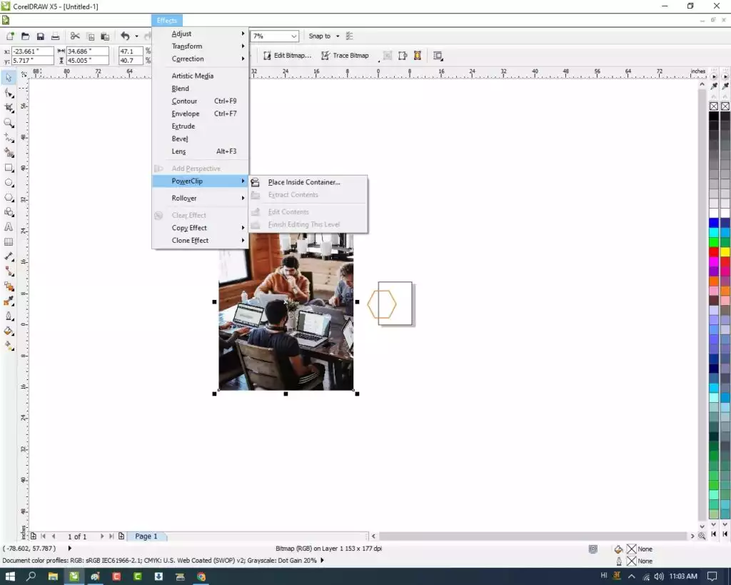Template Design in CorelDraw, Easy Method, Complete Steps, Download practice File 9 Vedantsri 9 2