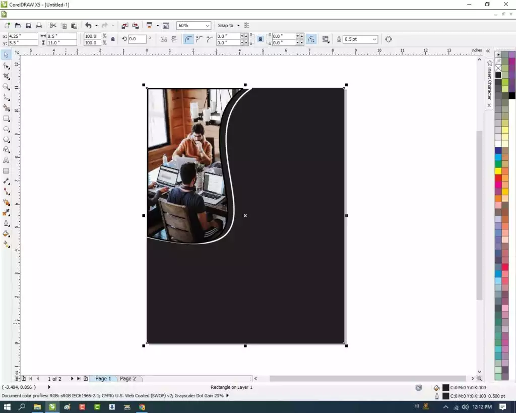Pamphlet Design In CorelDraw, Easy Method, Complete Steps, Download Practice File 13 Vedantsri 9 4