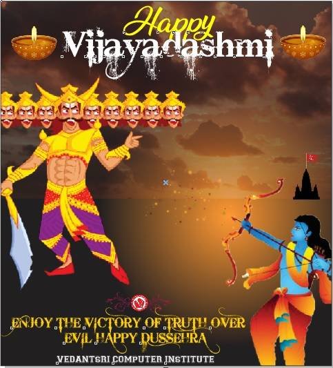 Vijayadhasmi Card in CorelDraw, Top 5 Best Step By Step, Download Source File 15 Vijayadhasmi Card in CorelDraw