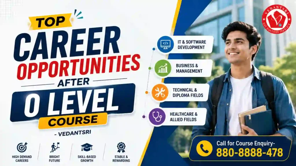 O Level Computer Course 2026: Fees, Syllabus, Duration, Jobs, Salary & Best Career Opportunities 2 O Level Computer Course 2026 Fees, Syllabus, Duration, Jobs, Salary & Best Career Opportunities VedantSri Training