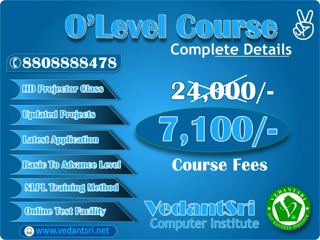 O Level Computer Course, Duration, Best Top 10 Syllabus, Fees, Scope, Institutes & Job Near Me