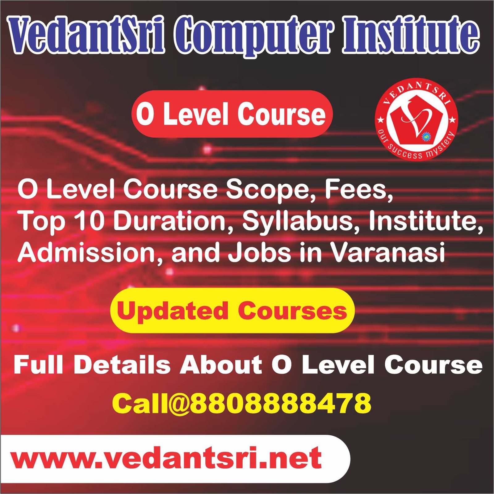 O Level Course Scope, Fees, Best Top 10 Duration, Syllabus, Institute, Admission, and Jobs in Varanasi VedantSri