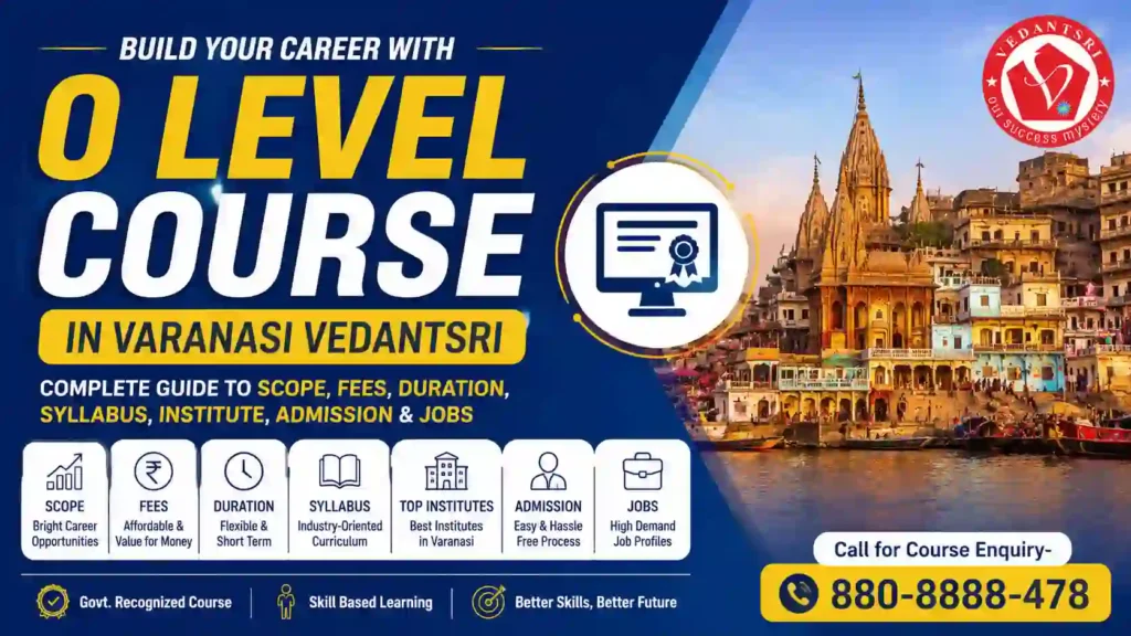 O Level Course Scope, Fees, Best Top 10 Duration, Syllabus, Institute, Admission, and Jobs in Varanasi 1 O Level Computer Course Duration, Best Top 10 Syllabus, Fees, Scope, Institutes & Job Near Me VedantSri