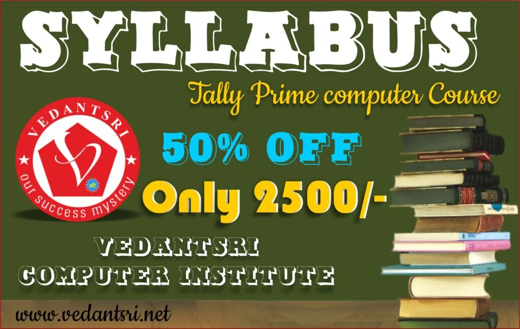 3-Month Tally Course, Fees, Full Details, Syllabus, Eligibility, Job Placement, FAQ VedantSri