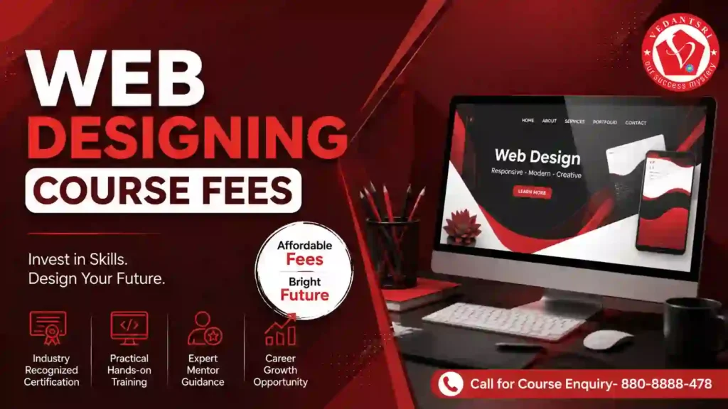 6 Month Web Designing Course in Varanasi 2026 – Fees, Syllabus, Duration, Eligibility, Scope, Salary & Jobs  VedantSri Computer