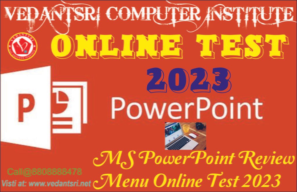MS PowerPoint Review Menu Online Test 2023 3 MS PowerPoint Review Menu Online Test 2023