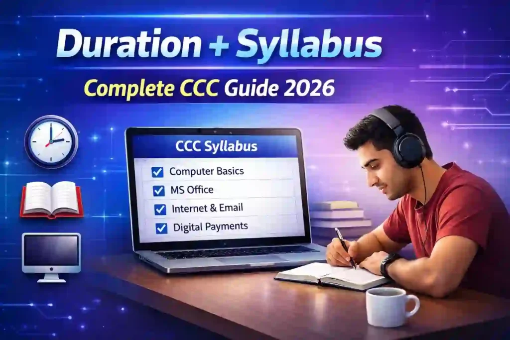 About CCC Course Details, Best Top 10 Scope, Fees, Syllabus, Duration, Jobs, and Institute in Varanasi