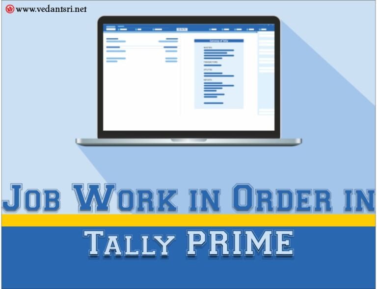 Job Work in Order in Tally PRIME