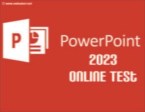 MS PowerPoint 2023 Online Test vedantsri