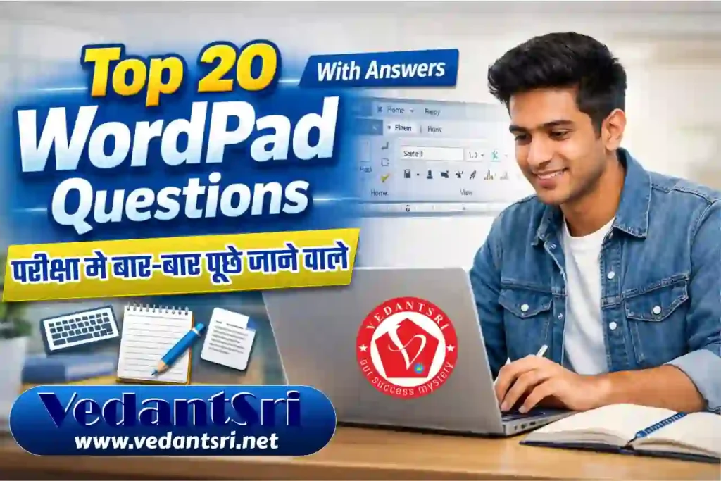 WORD-PAD Question Answers For Top 20 Most Asked VedantSri
