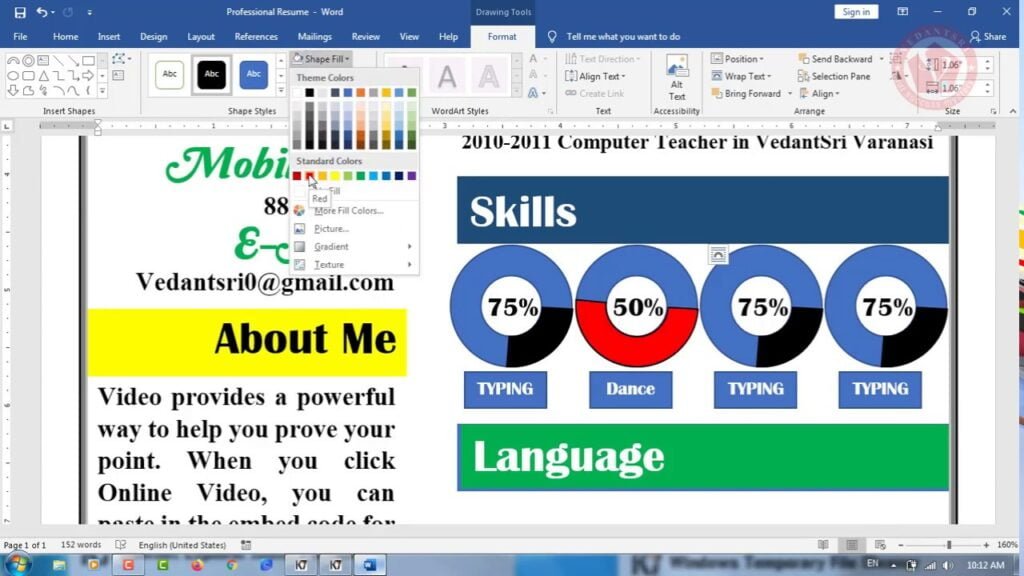 MS Word Registration Form Project-18 2 MS Word Registration Form Project-18